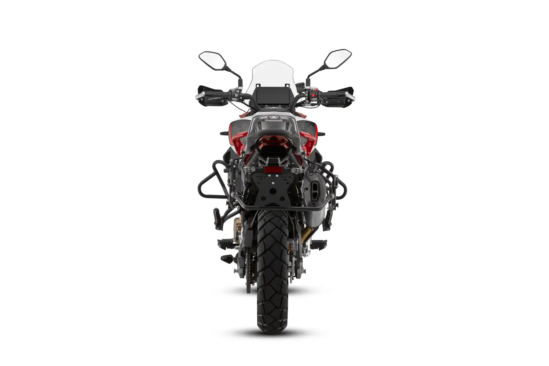 Мотоциклет QJ Motor SRT 700 SX - изглед отзад вдясно (7 от 8)