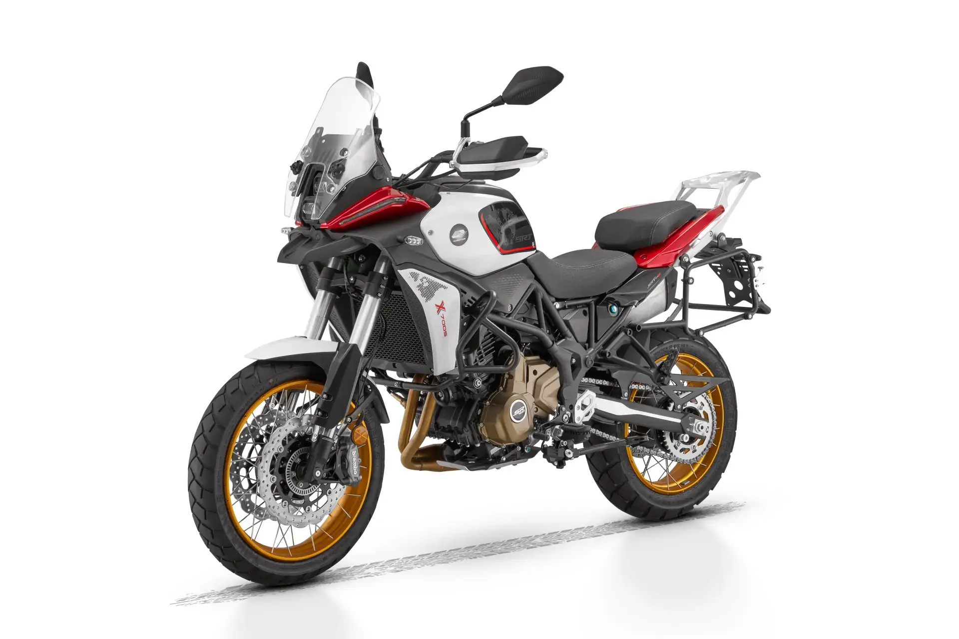 Приключенски мотоциклет QJ Motor SRT 700 SX - ляв профил отпред (4 от 8)