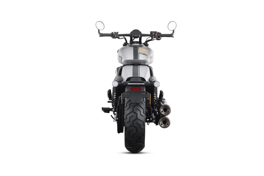 QJ SRV600 сив - изглед отзад