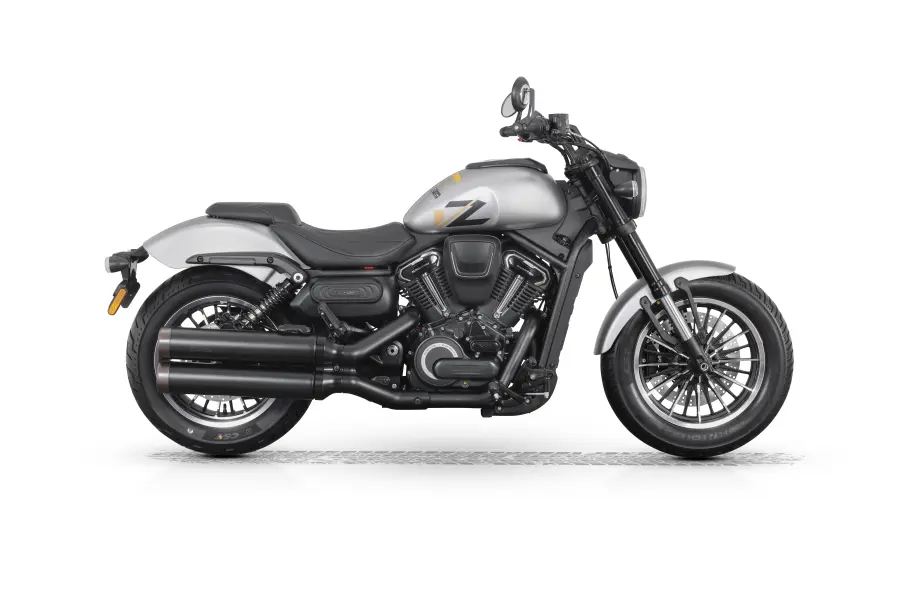 QJ SRV600 сив - изглед отдясно в профил