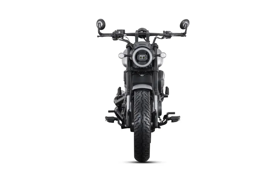 QJ SRV600 сив - фронтален изглед